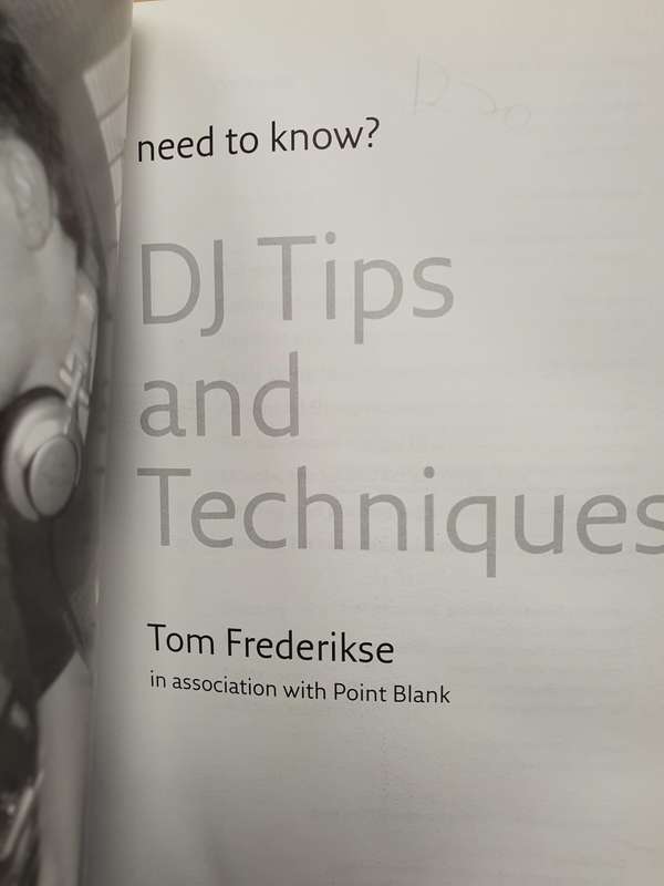 DJ Tips & Techniques: Tom Frederikse (Paperback)