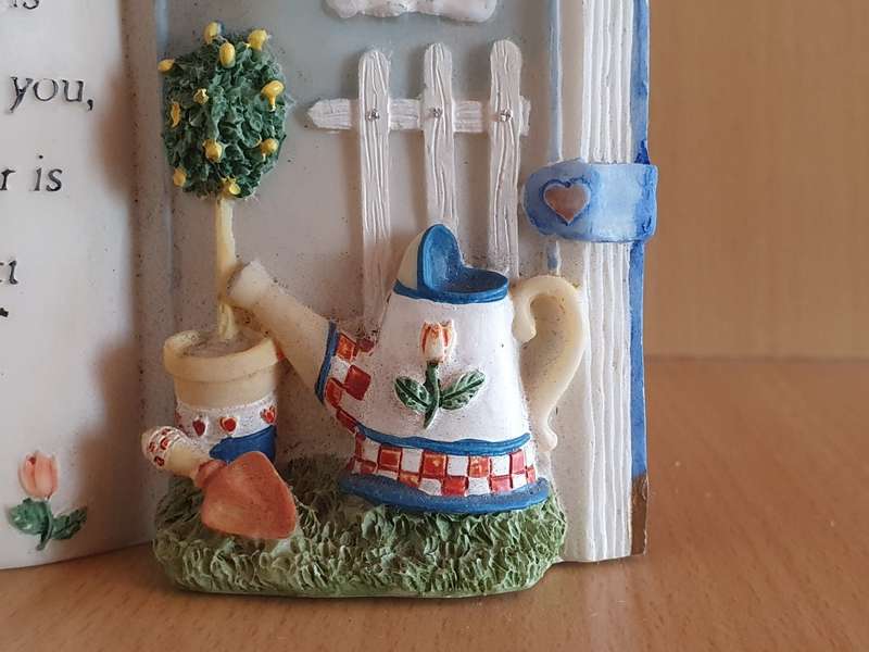 `My Grace is Sufficient For You`... - Small CeramicnBook Display Ornament (11cm x 8cm)