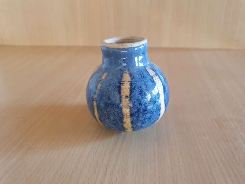 Small Stoneware Vase - height 8cm width 10cm