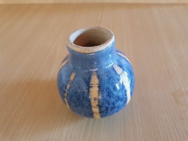 Small Stoneware Vase - height 8cm width 10cm