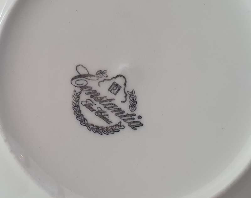 Round Blue & White Bowl - Constantia (width 14cm height 3cm)