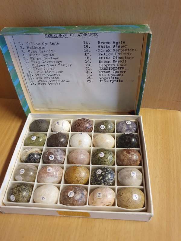 25 Piece Marble Eggs - Gemstones of Zimbabwe