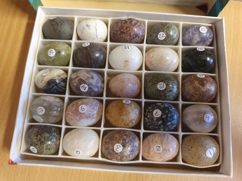 25 Piece Marble Eggs - Gemstones of Zimbabwe