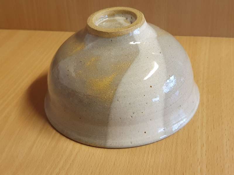 Round Stoneware Bowl - width 14cm height 8cm