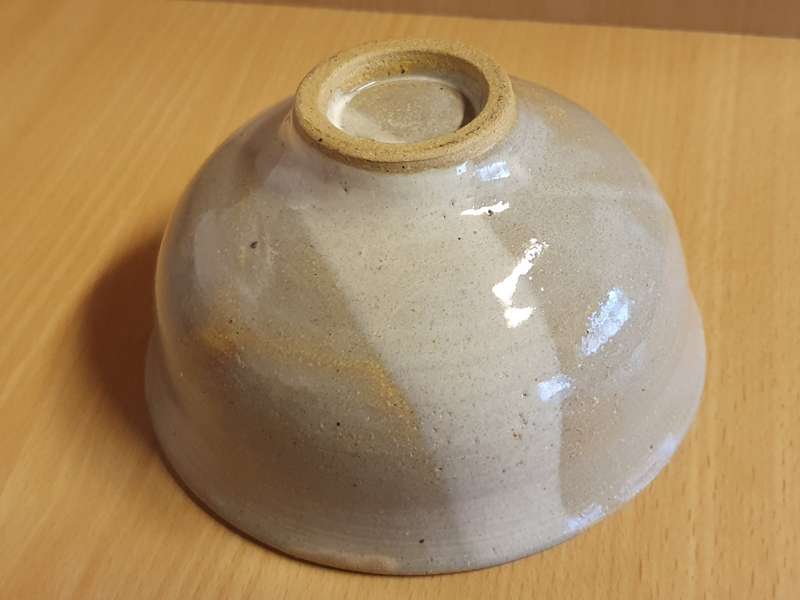 Round Stoneware Bowl - width 14cm height 8cm