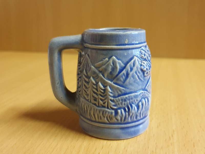 Miniature Beer Mug - height 6cm width 4cm