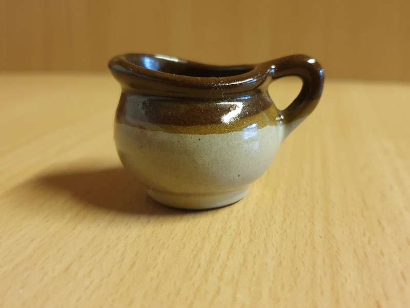 Miniature Stoneware Jug - height 3cm width 3cm