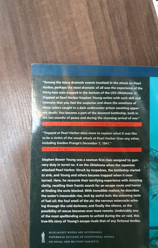 Trapped at Pearl Harbor -  Escape from the Battleship Oklahoma : Stephen Bower Young (Paperback)