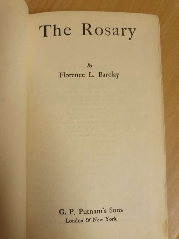 The Rosary by F.L. Barclay (Hardcover)