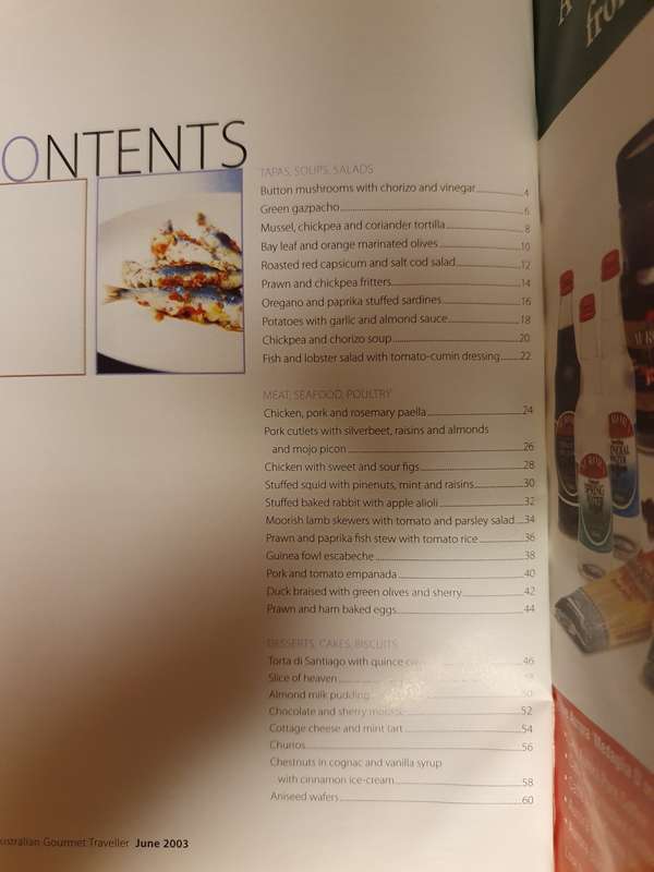 Gourmet Traveller - Spanish Inspired