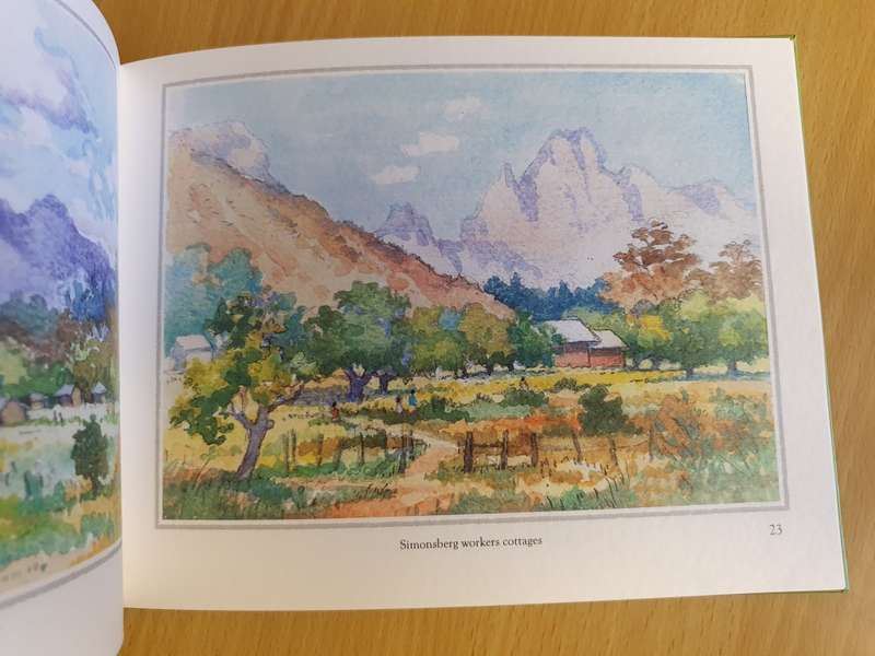 Watercolours of The Cape Winelands: Bridget Rowland (Hardcover)