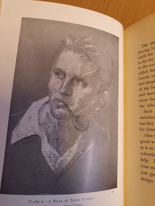 A Manual on Pastel Painting written and Illustrated by L.A. Doust (Hardcover)