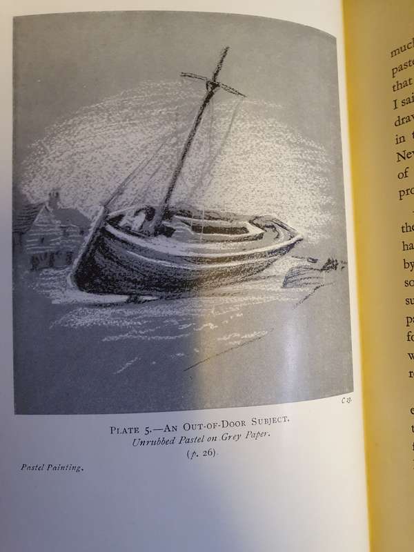 A Manual on Pastel Painting written and Illustrated by L.A. Doust (Hardcover)