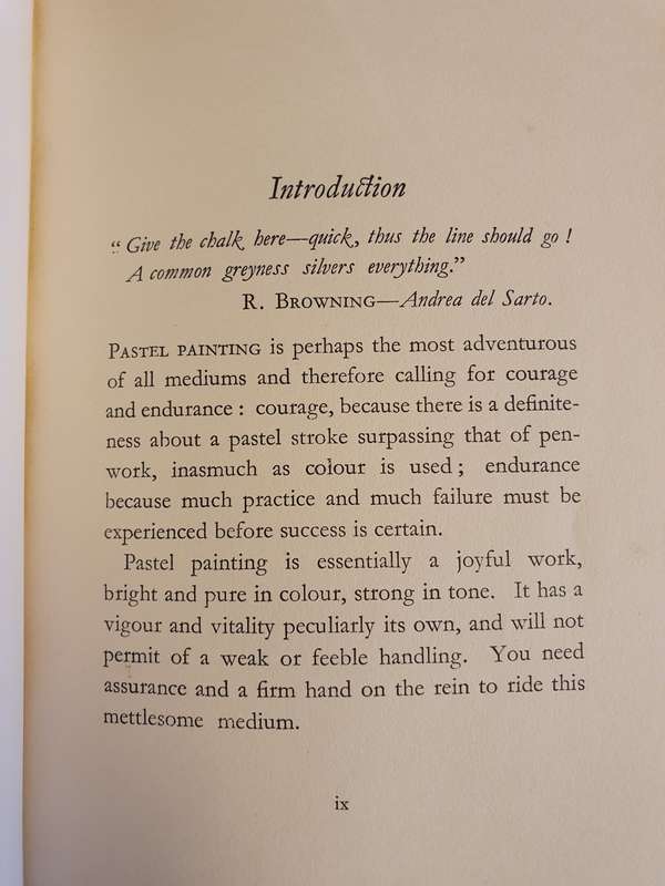 A Manual on Pastel Painting written and Illustrated by L.A. Doust (Hardcover)
