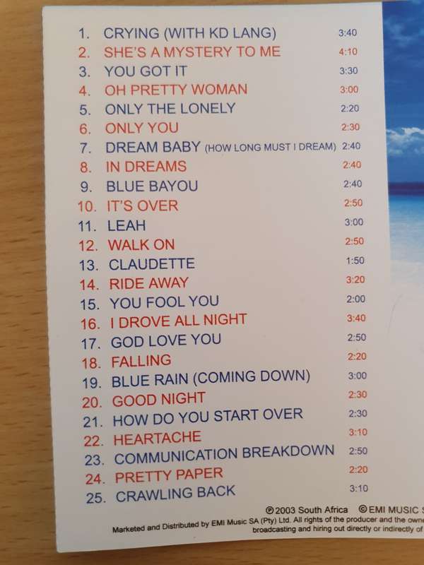 Roy Orbison - The Hits - CD