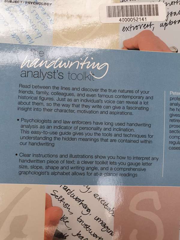 The Handwriting Analyst`s Toolkit : Peter West (Paperback)