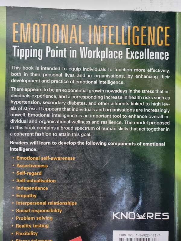 Emotional Intelligence - Tipping Point in Workplace Excellence : Annette Prins, Annette Weyers