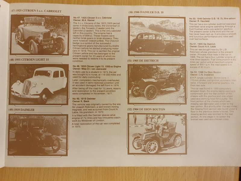 The Veteran & Vintage Car Show. Souvenir Programme 1978