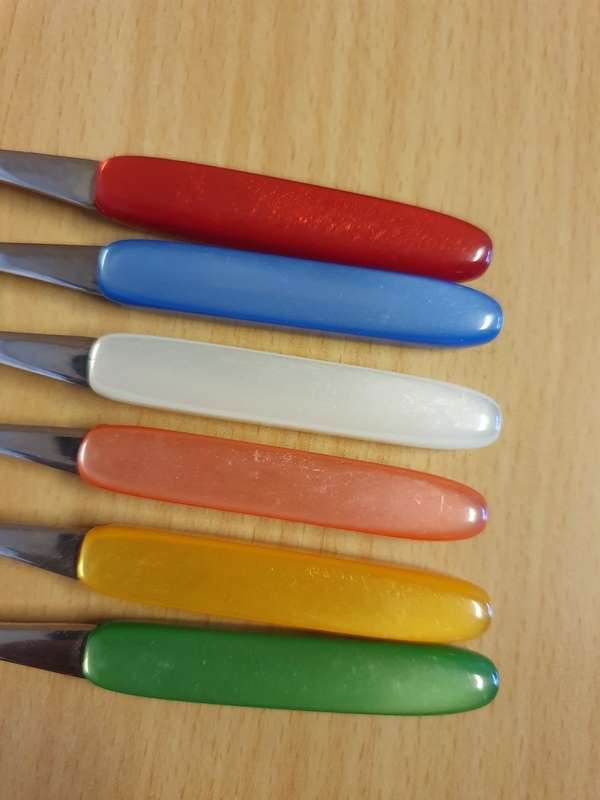 Set of 6 Vintage Pickle Forks