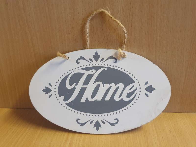Wall Sign - Home (20cm x 12cm)