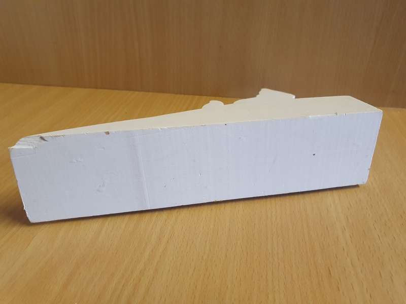 Wooden Cat Door Stopper - 21cm x 5cm height 14cm