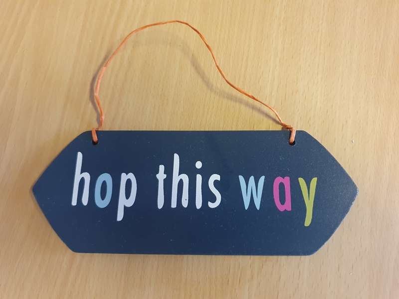 Set of 4 Wall Signs (20cm x 7cm)