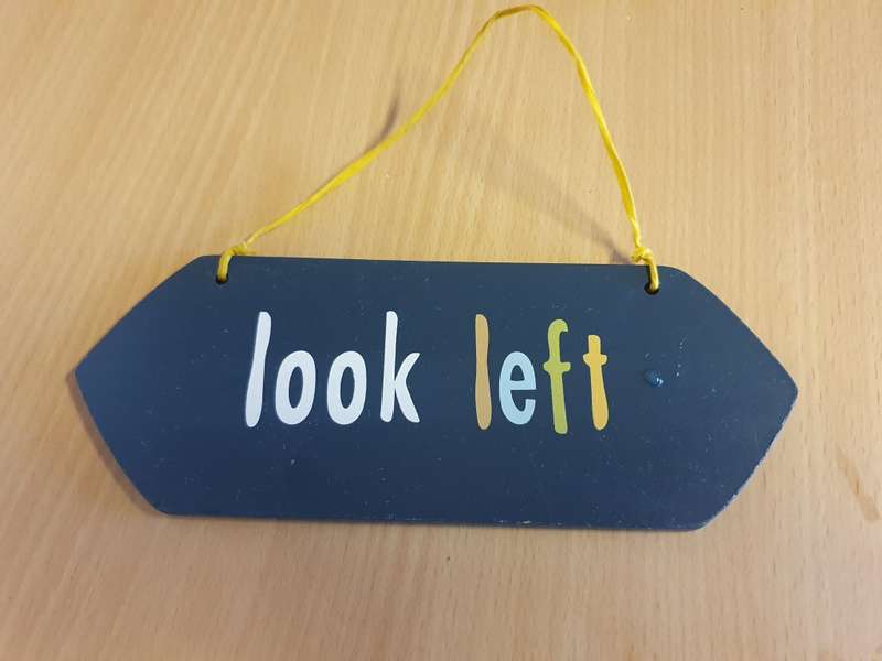 Set of 4 Wall Signs (20cm x 7cm)