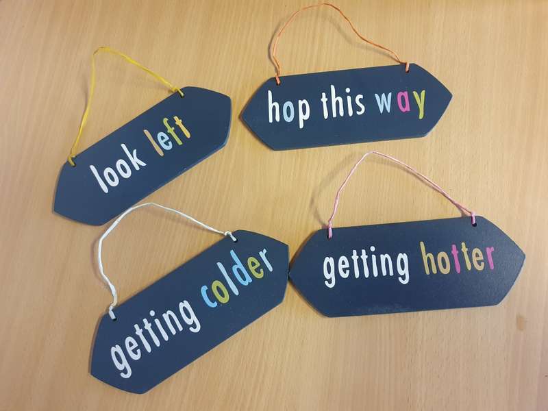 Set of 4 Wall Signs (20cm x 7cm)