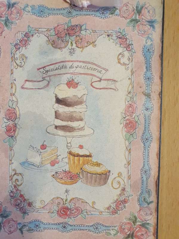 Small Metal Cakes Plaque - 13cm x 9cm