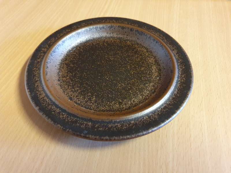 Arabia Ruska Stoneware Plates, Made in Finland - width 17cm
