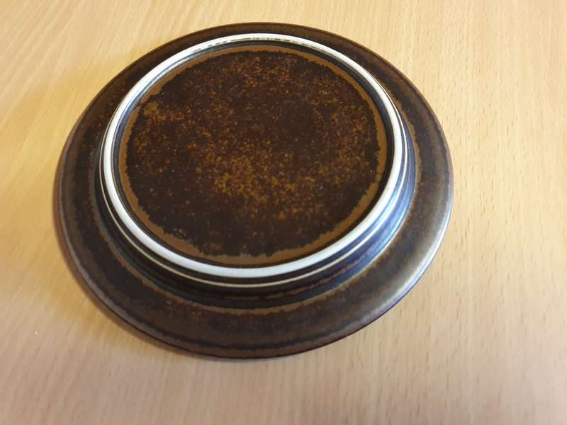 Arabia Stoneware Plates, Made in Finland - width 16cm