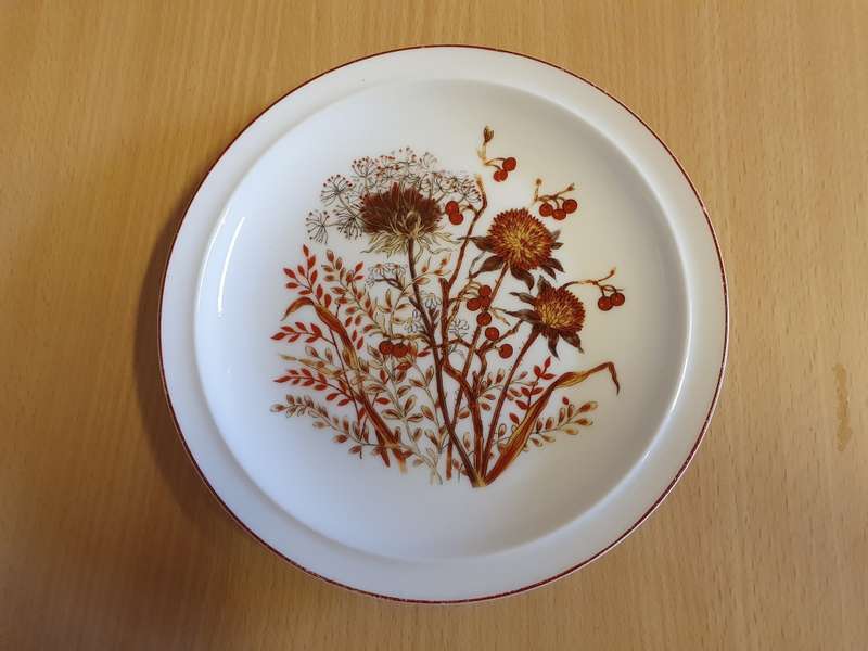 Brambles Fanci Florals Collection Plate - width 19cm