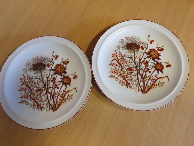 Brambles Fanci Florals Collection Plate - width 19cm