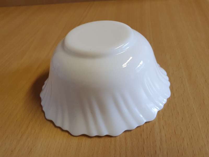 Round White Bowls - width 12cm height 5cm