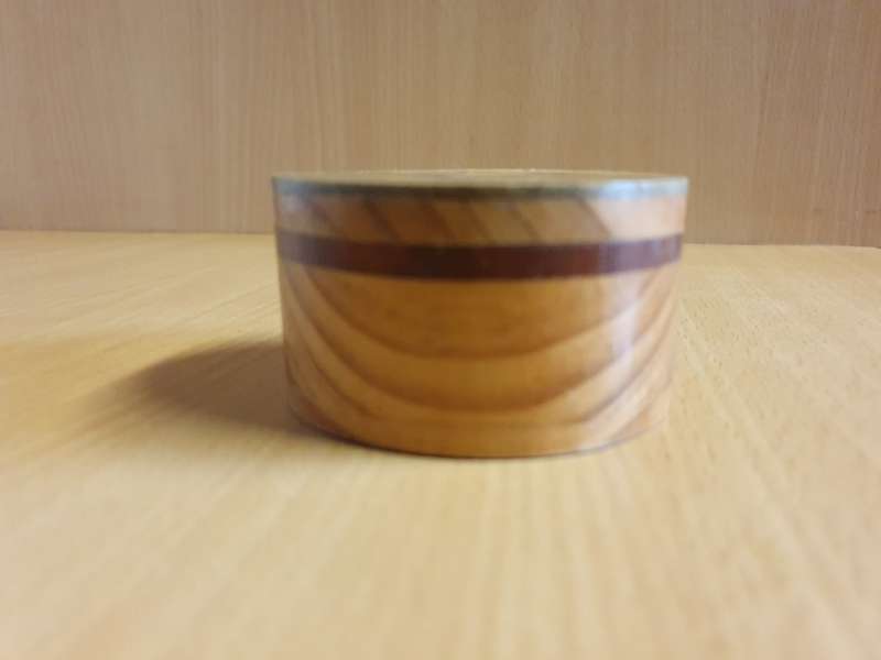 Small Round Trinket Box - width 7cm height 4cm