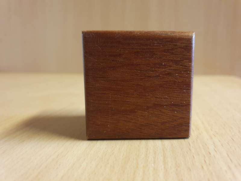 Wooden Trinket Box - 5cm x 5cm height 4cm
