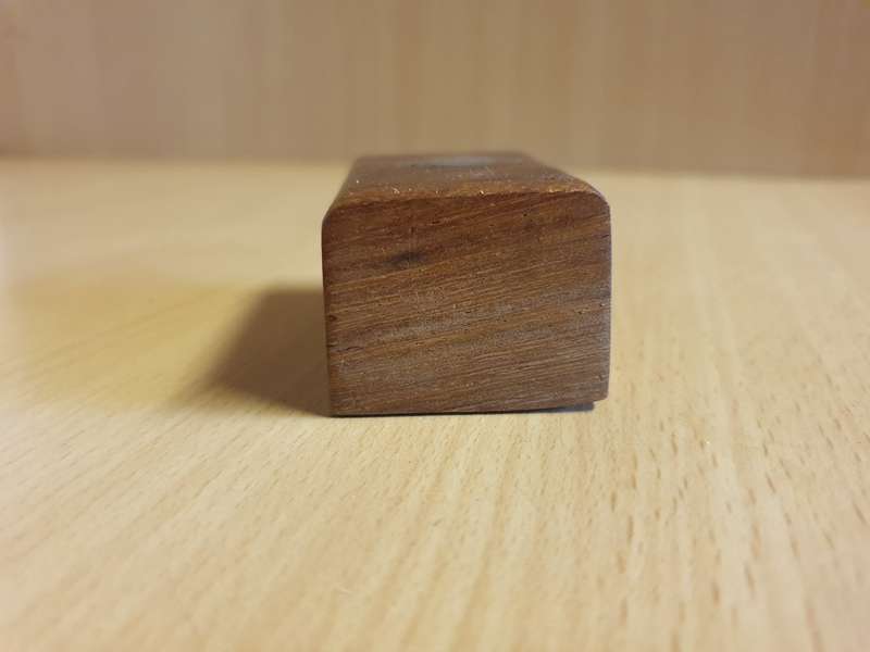 Small Wooden Trinket Box - 6cm x 4cm height 3cm