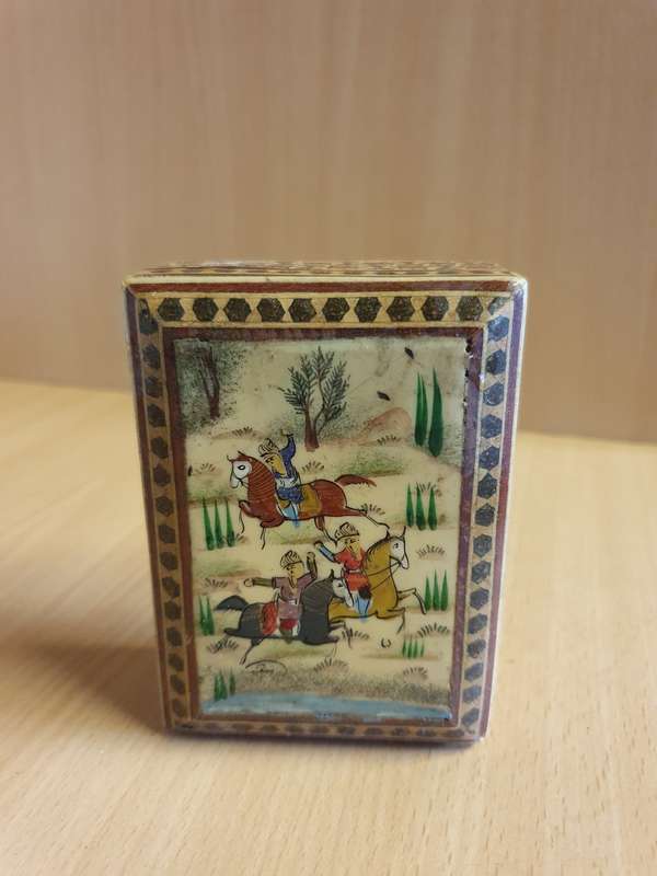 Wooden Trinket Box - 10cm x 8cm height 4cm