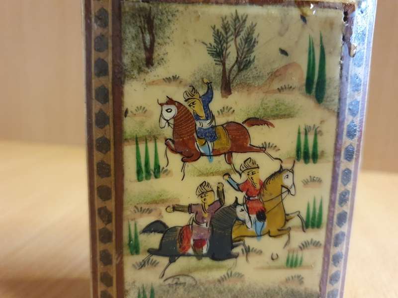 Wooden Trinket Box - 10cm x 8cm height 4cm