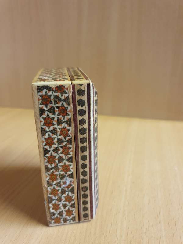 Wooden Trinket Box - 10cm x 8cm height 4cm