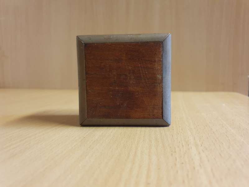 Wooden Trinket Box - 7cm x 7cm height 4cm