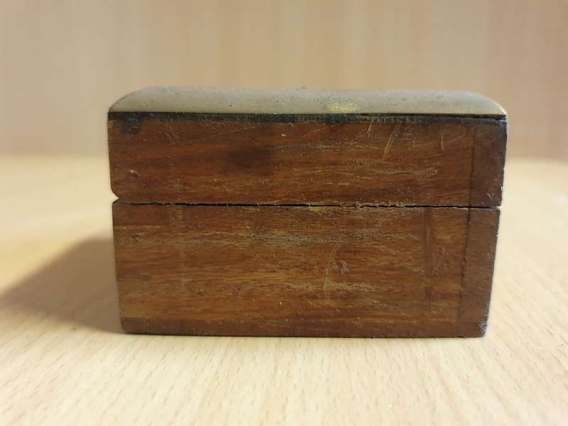 Wooden Trinket Box - 7cm x 7cm height 4cm
