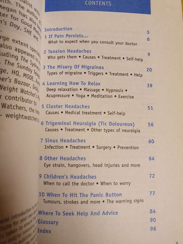 The Australian Women`s Weekly Health Series - Headaches : Megan Gressor (Paperback)