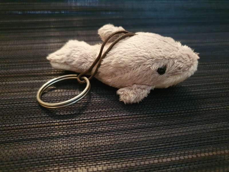 Bush Babies Whale Keyring/Keychain