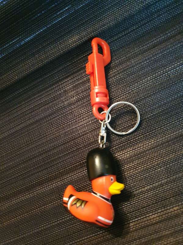 Bud Royal Guard Duck Keyring/Keychain