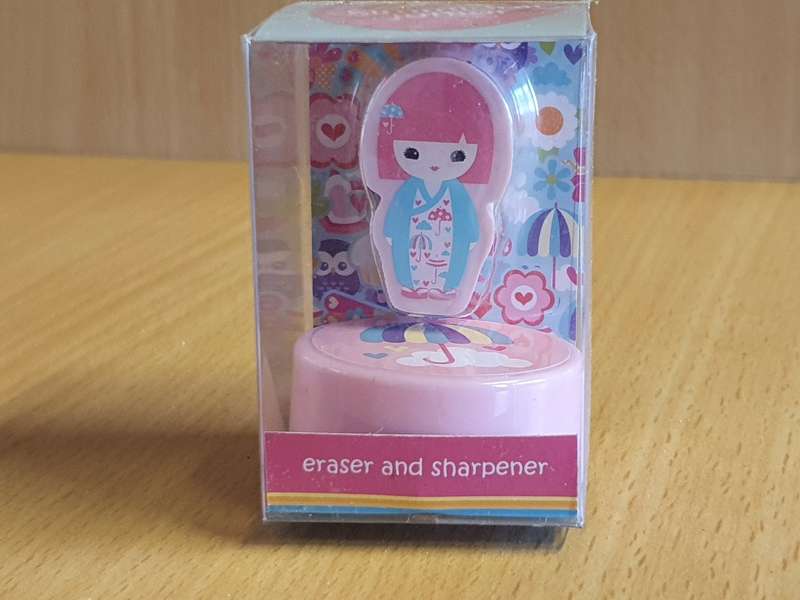 Kimmi Doll Eraser and Sharpener