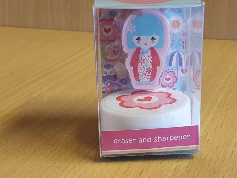 Kimmi Doll Eraser and Sharpener