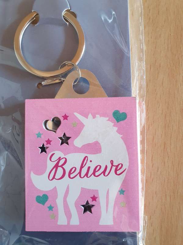 Unicorn - Believe - Keyring/Keychain