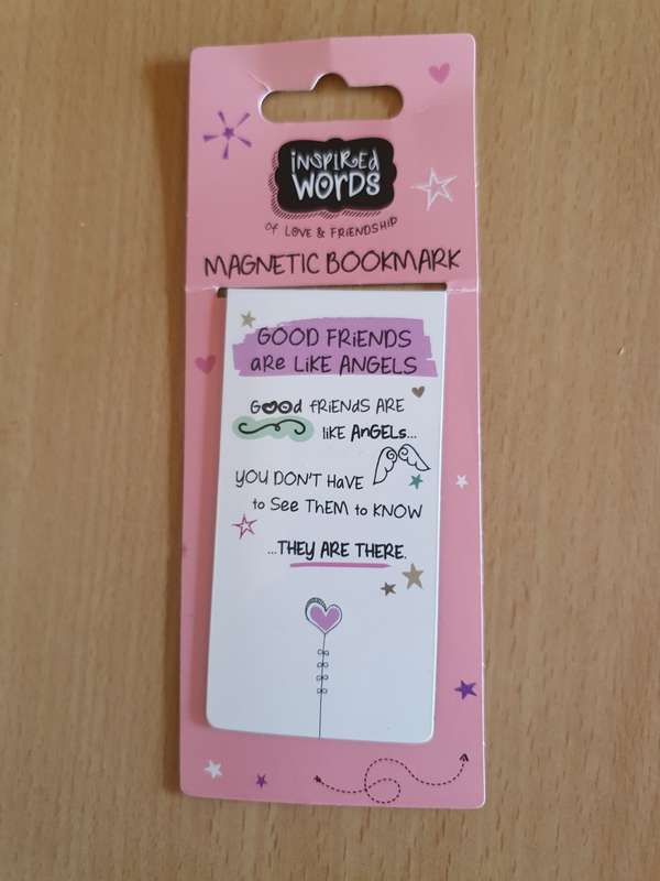 Magnetic Bookmark - Good Friends are Like Angels (New condition)