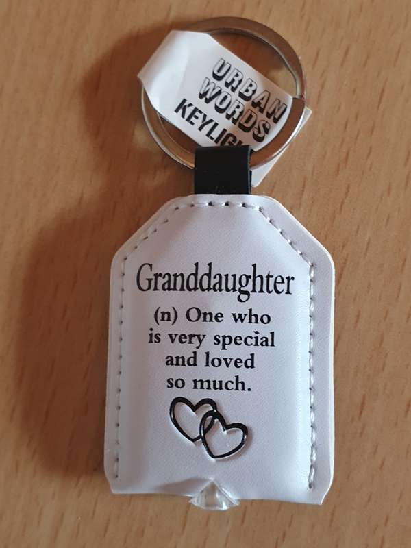 Granddaughter Keyring/Keychain (New condition)